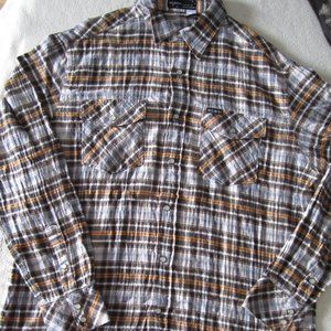 Rocawear Men Shirt M White Long Sleeves